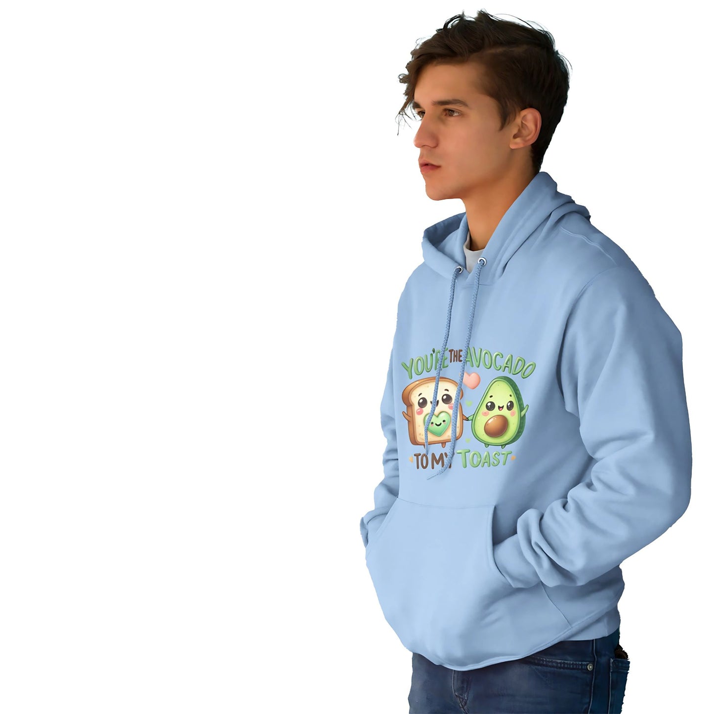 Regular Fit Hoodie by EMMOZI - Baby Blue