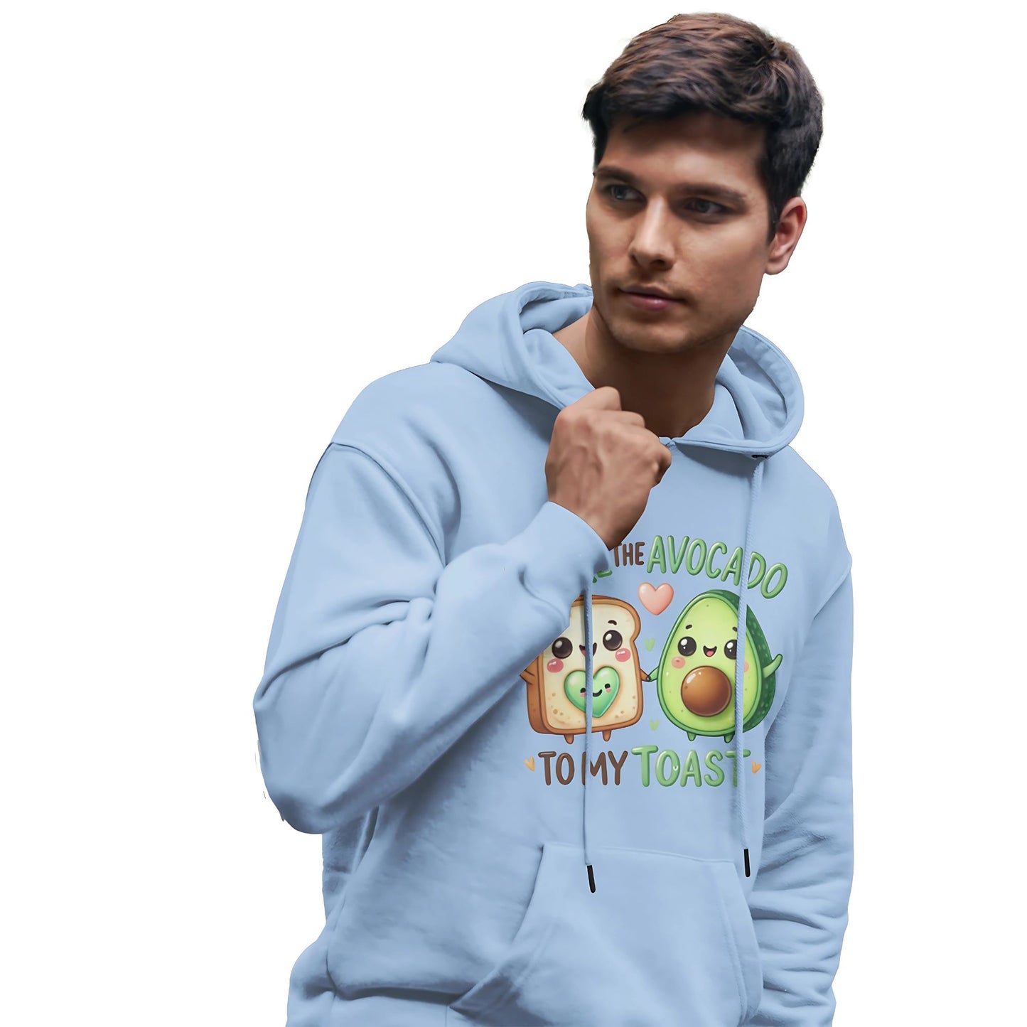 Regular Fit Hoodie by EMMOZI - Baby Blue