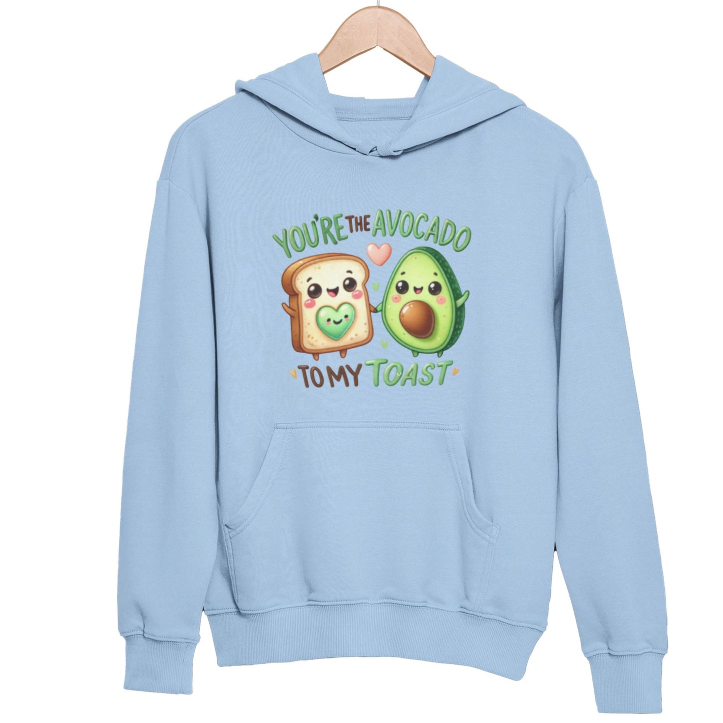 Regular Fit Hoodie by EMMOZI - Baby Blue