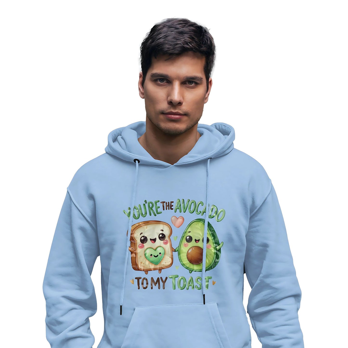 Regular Fit Hoodie by EMMOZI - Baby Blue
