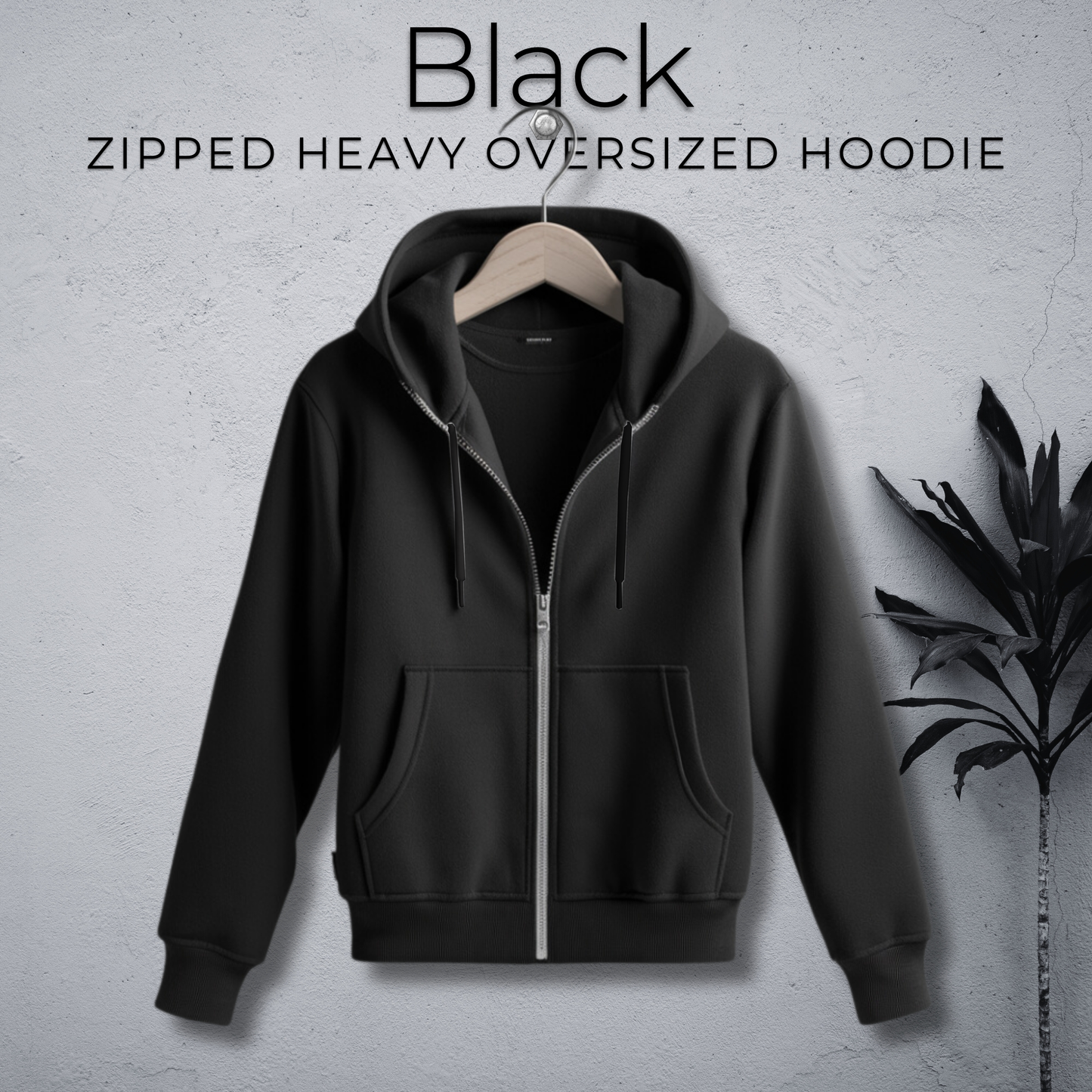 Unisex Heavyweight Zipped Hoodie