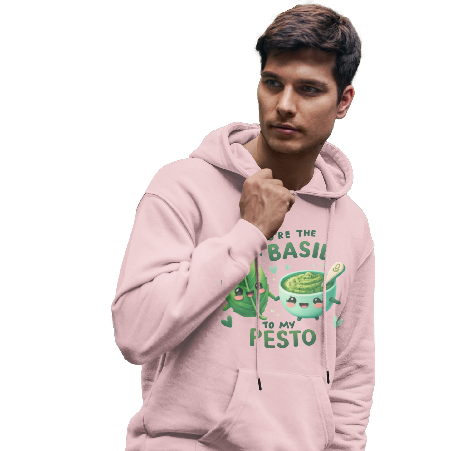 Regular Fit Hoodie by EMMOZI - Baby Pink