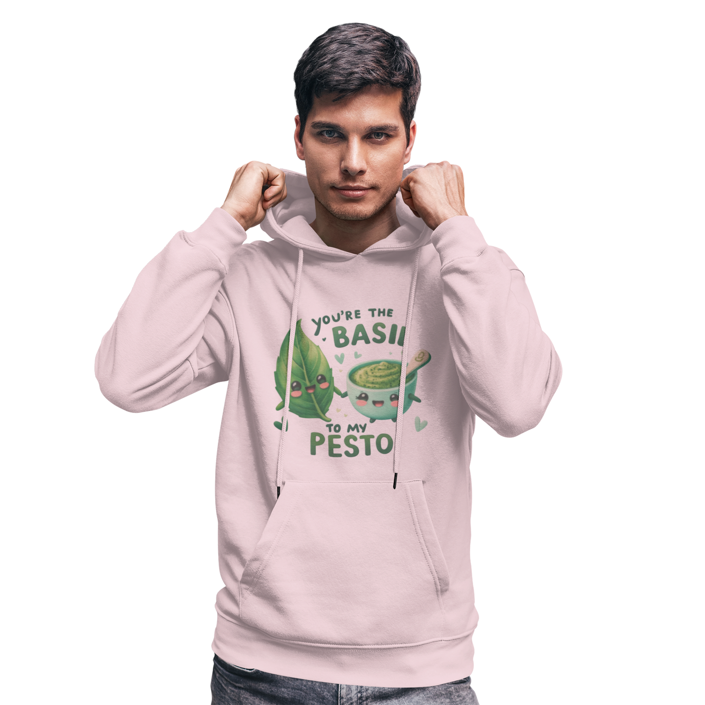 Regular Fit Hoodie by EMMOZI - Baby Pink