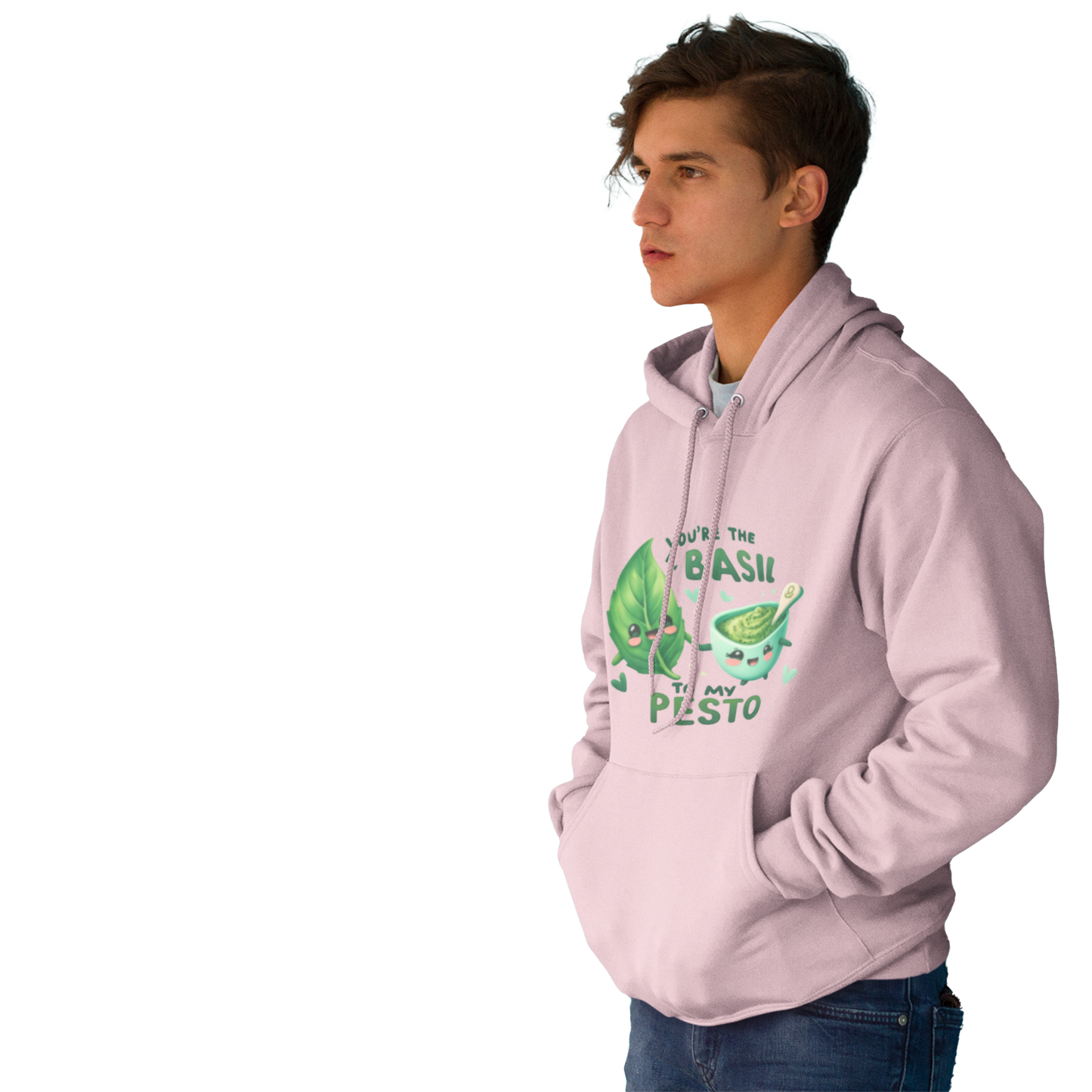 Regular Fit Hoodie by EMMOZI - Baby Pink