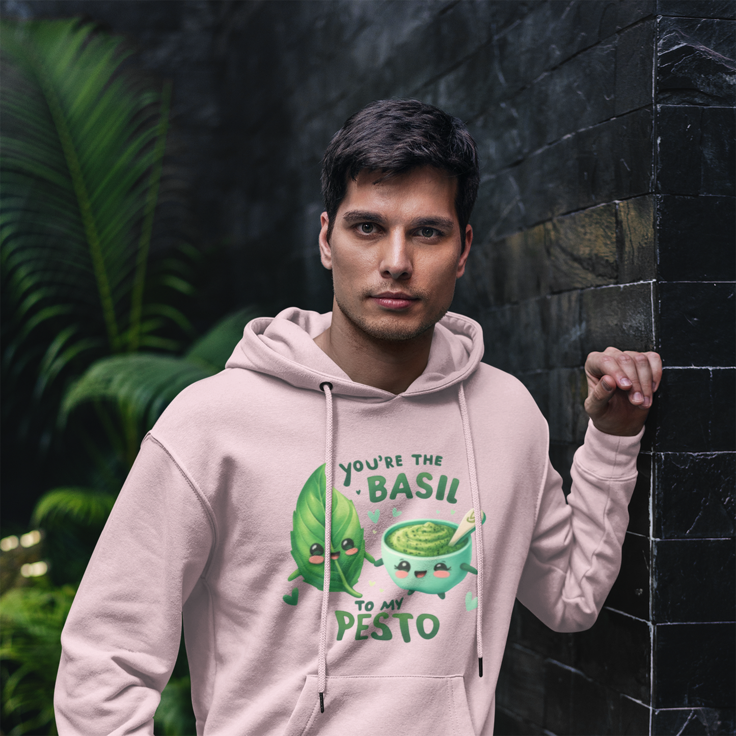 Regular Fit Hoodie by EMMOZI - Baby Pink