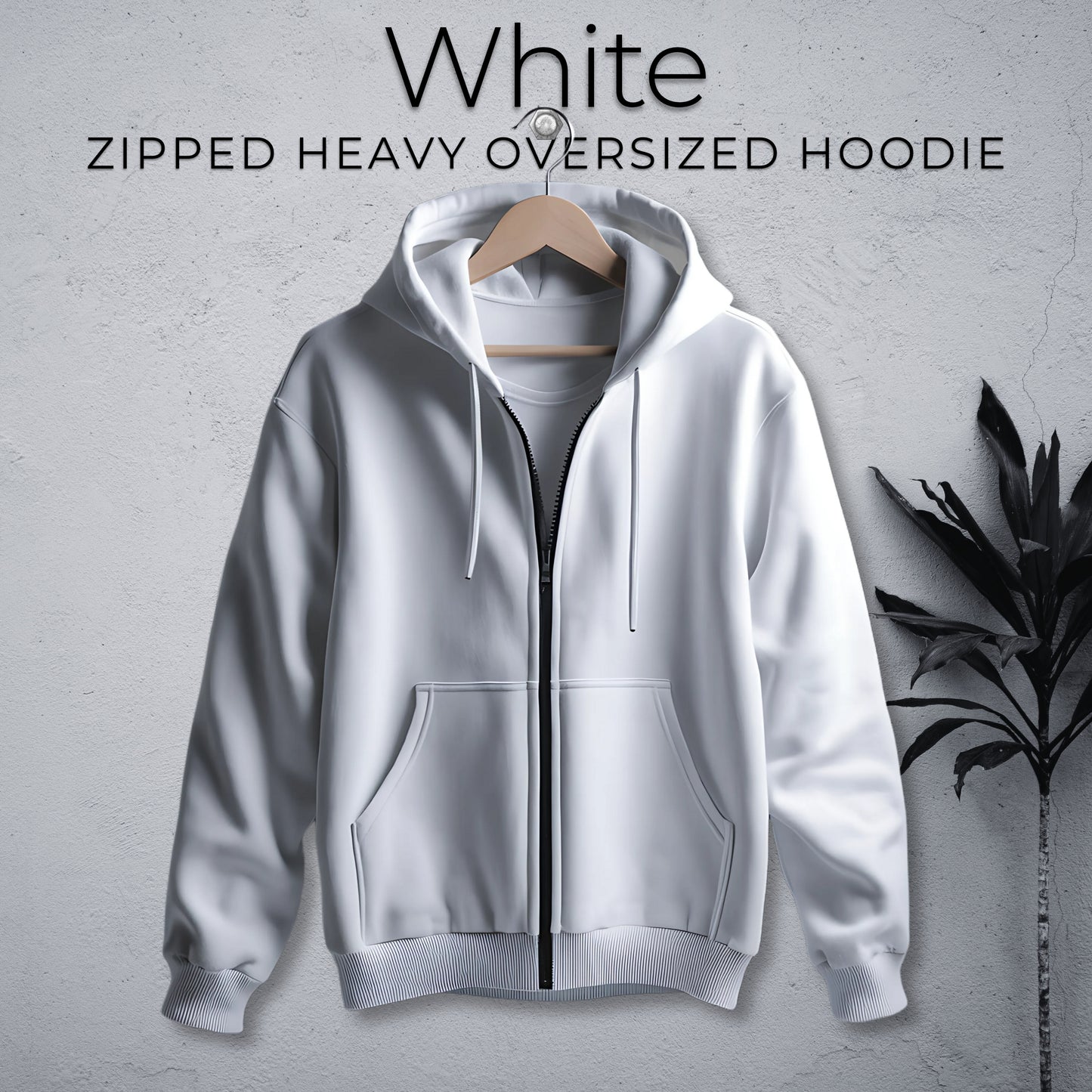 Unisex Heavyweight Zipped Hoodie