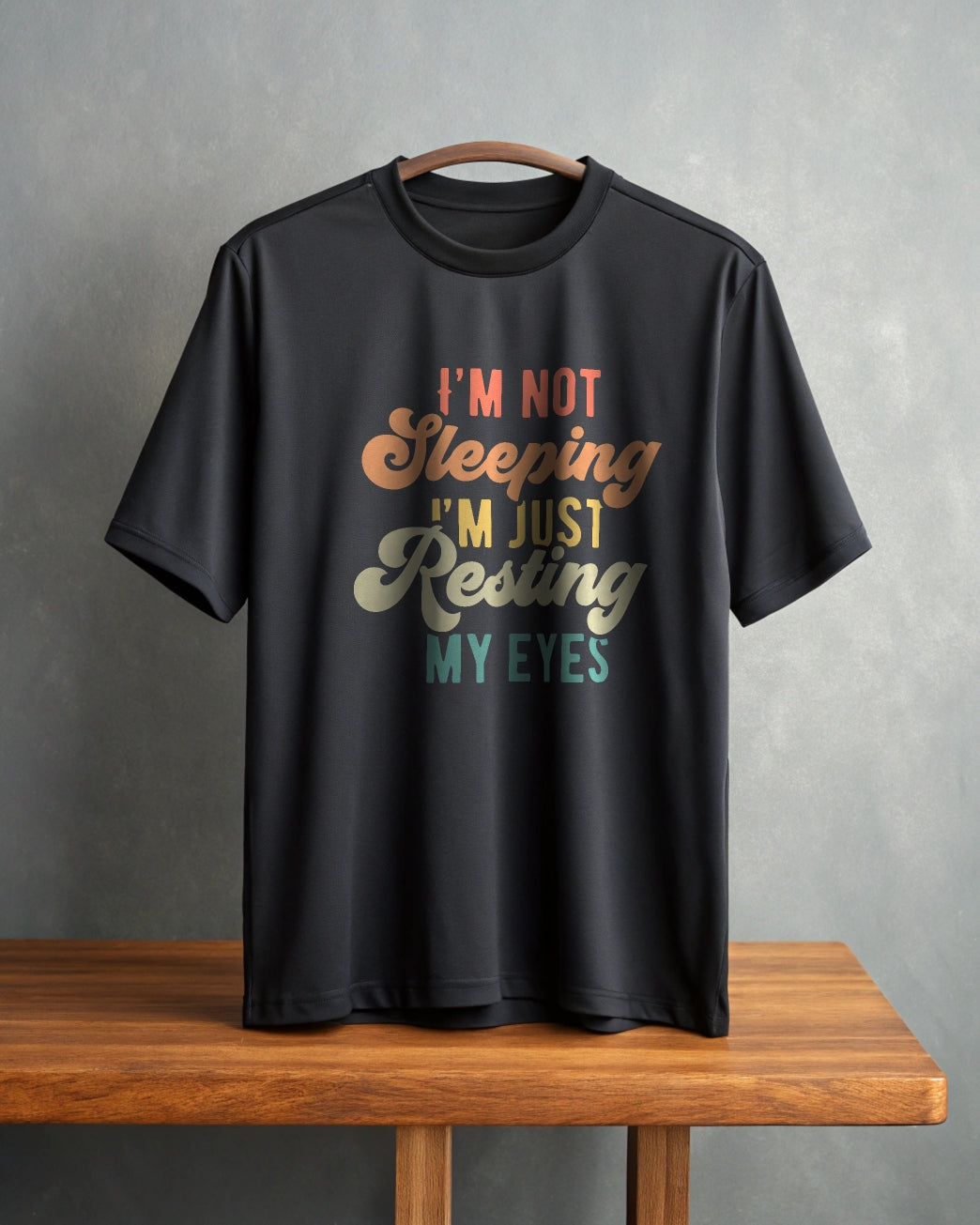 I am Resting My Eyes - Premium Oversized T-Shirt