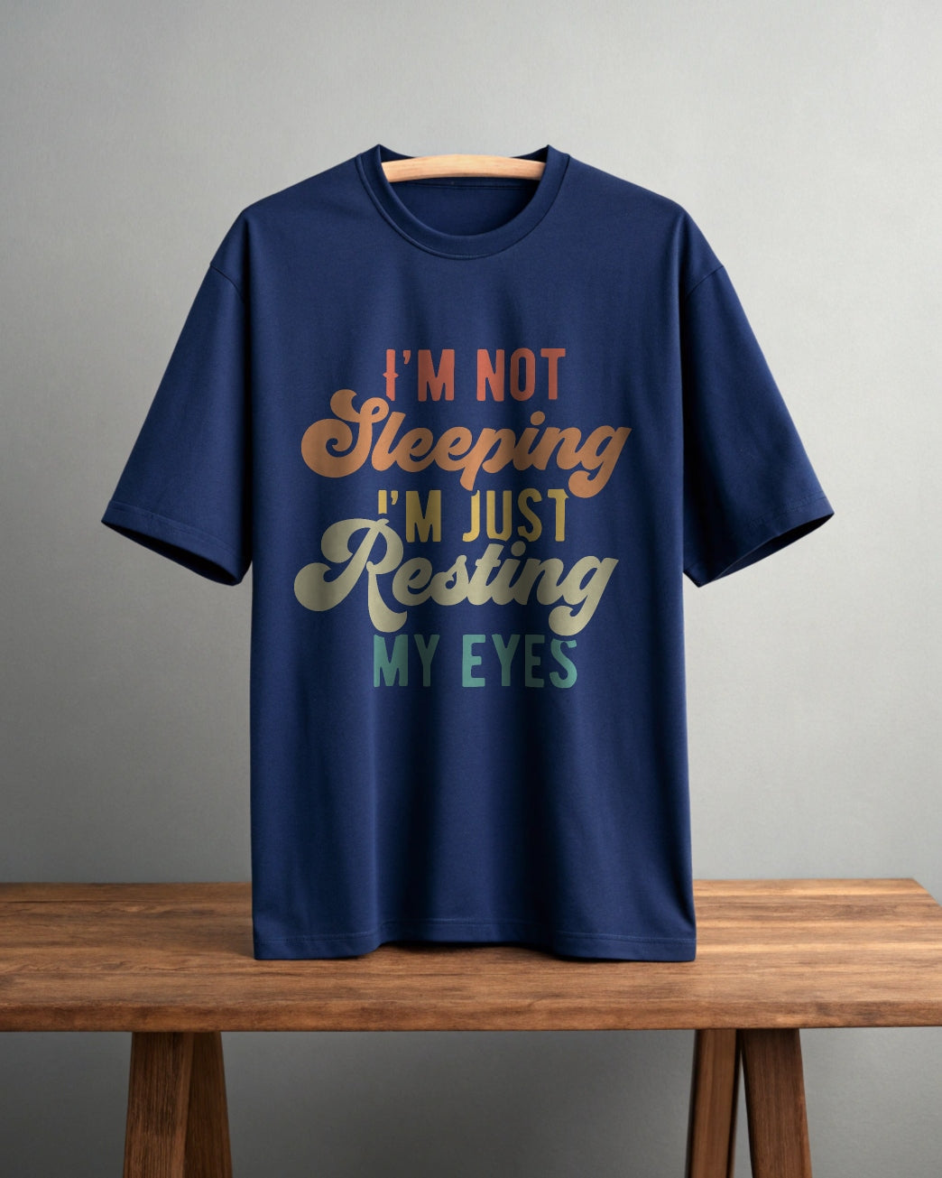 I am Resting My Eyes - Premium Oversized T-Shirt