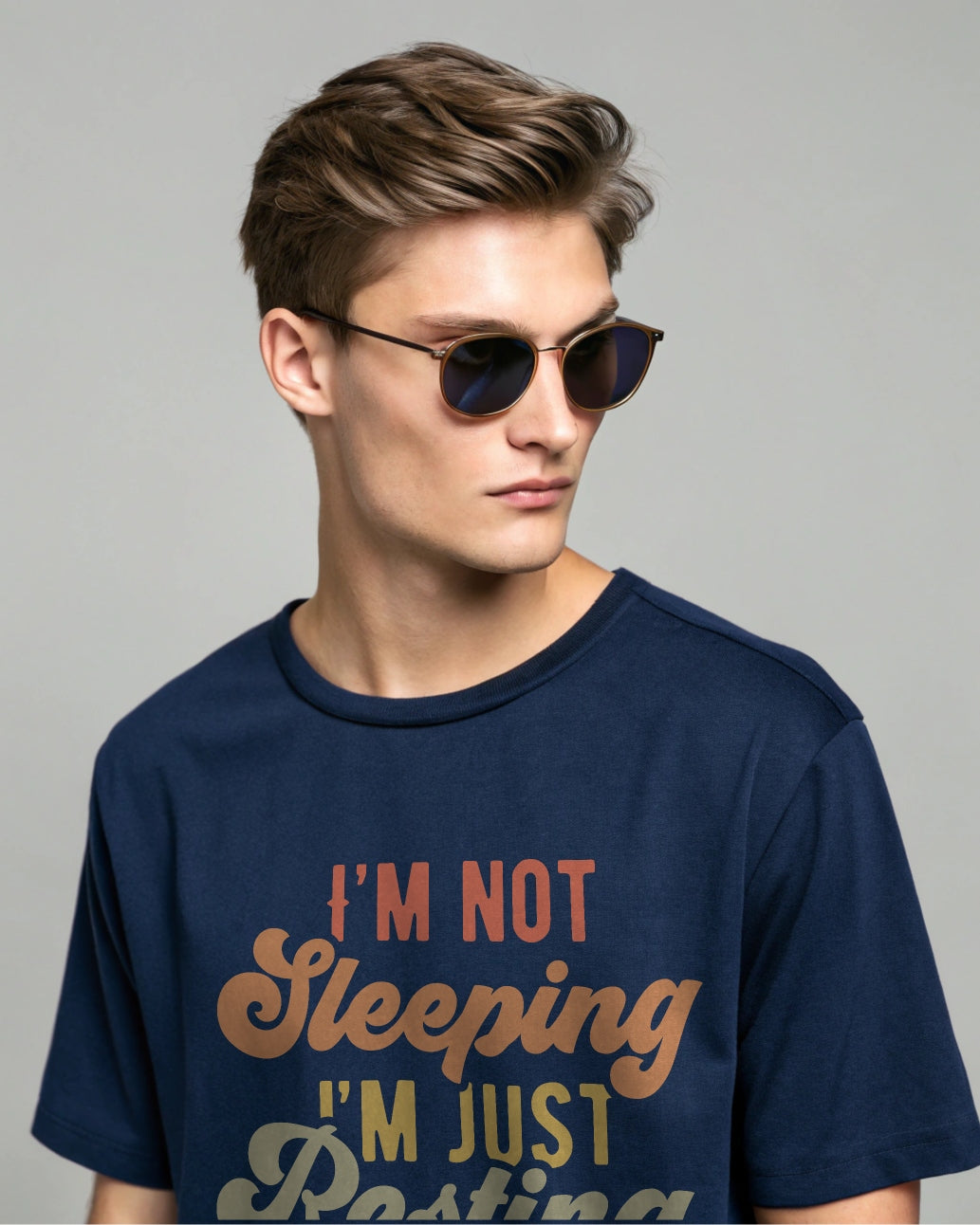 I am Resting My Eyes - Premium Oversized T-Shirt
