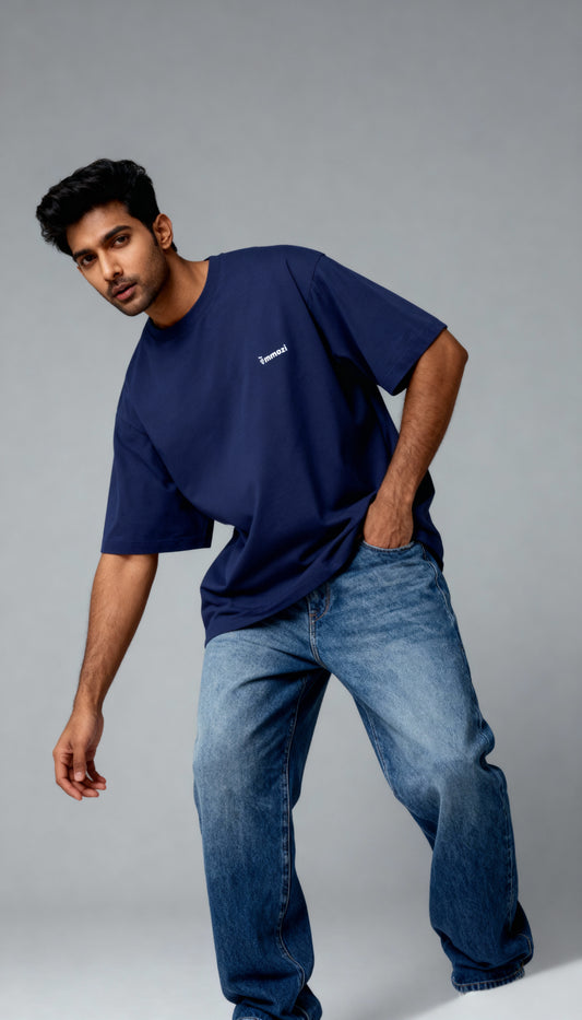 Classic Unisex Oversized T-Shirt Royal Blue – EMMOZI