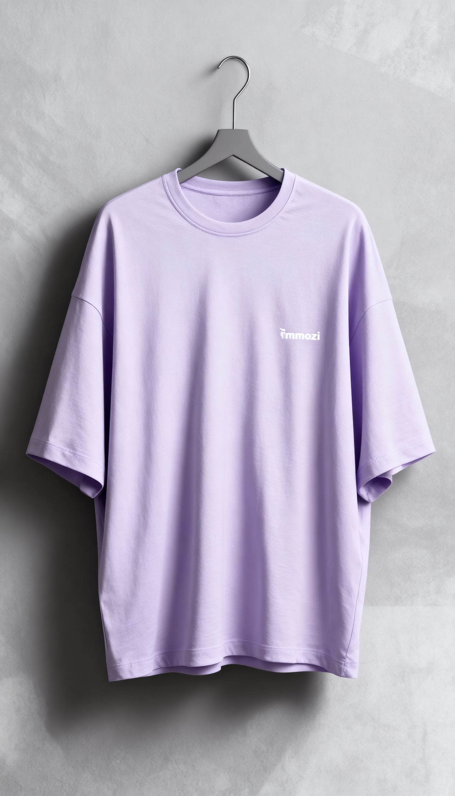 Premium Unisex Oversized Drop Shoulder T-Shirt Lavender – EMMOZI