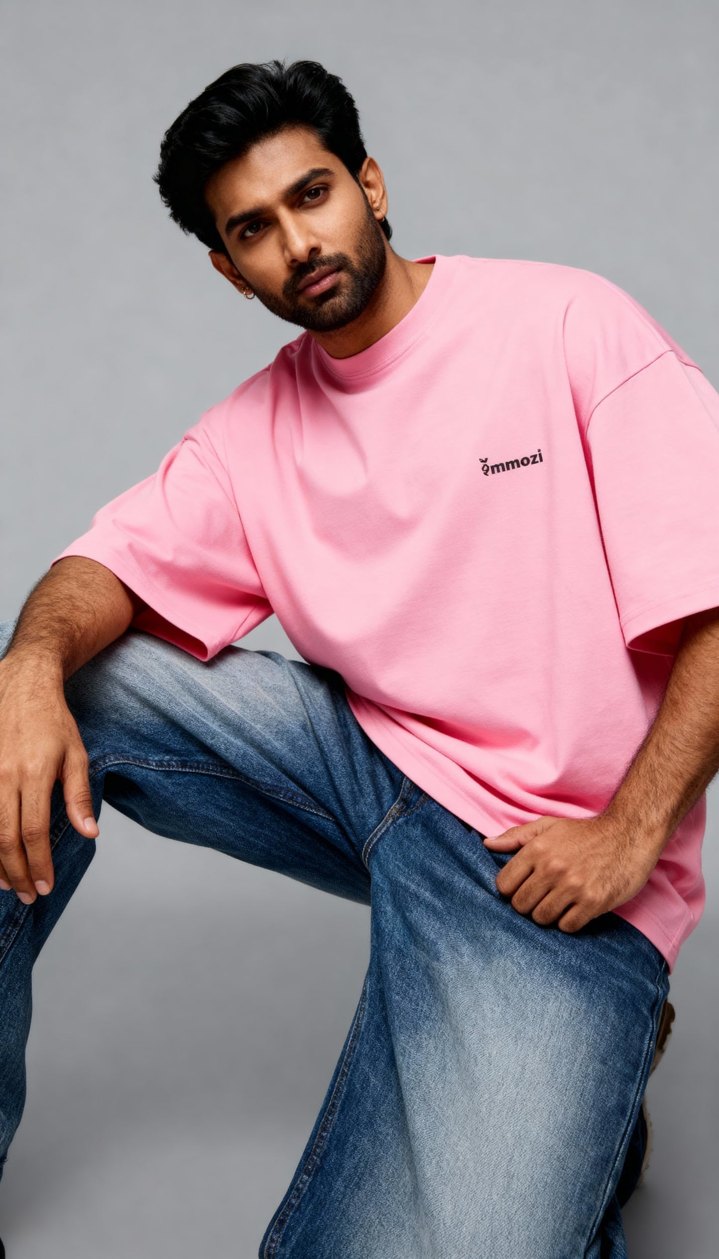 Premium Unisex Oversized Drop Shoulder T-Shirt Flamingo – EMMOZI