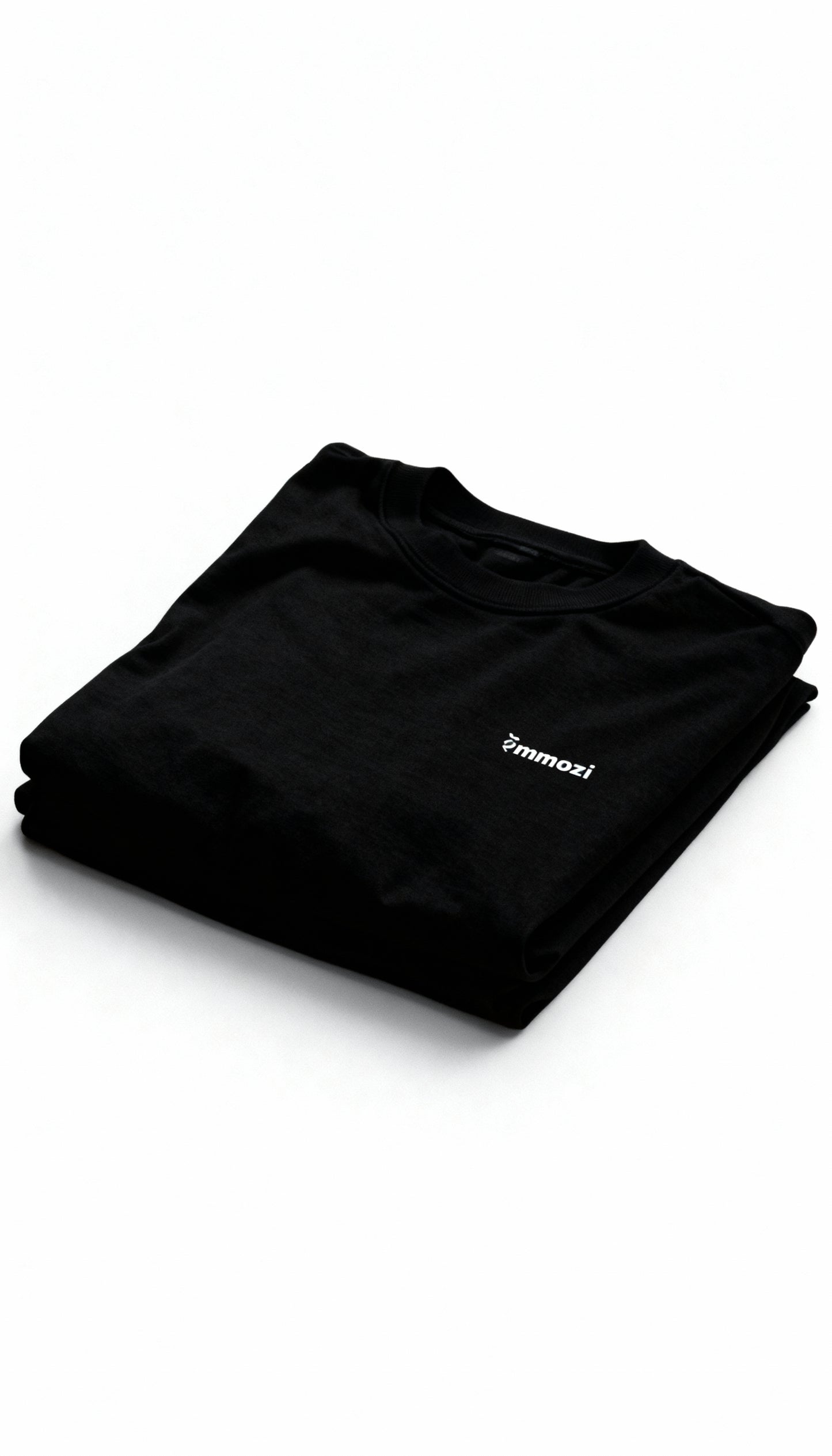 Premium Unisex Oversized Drop Shoulder T-Shirt Black – EMMOZI