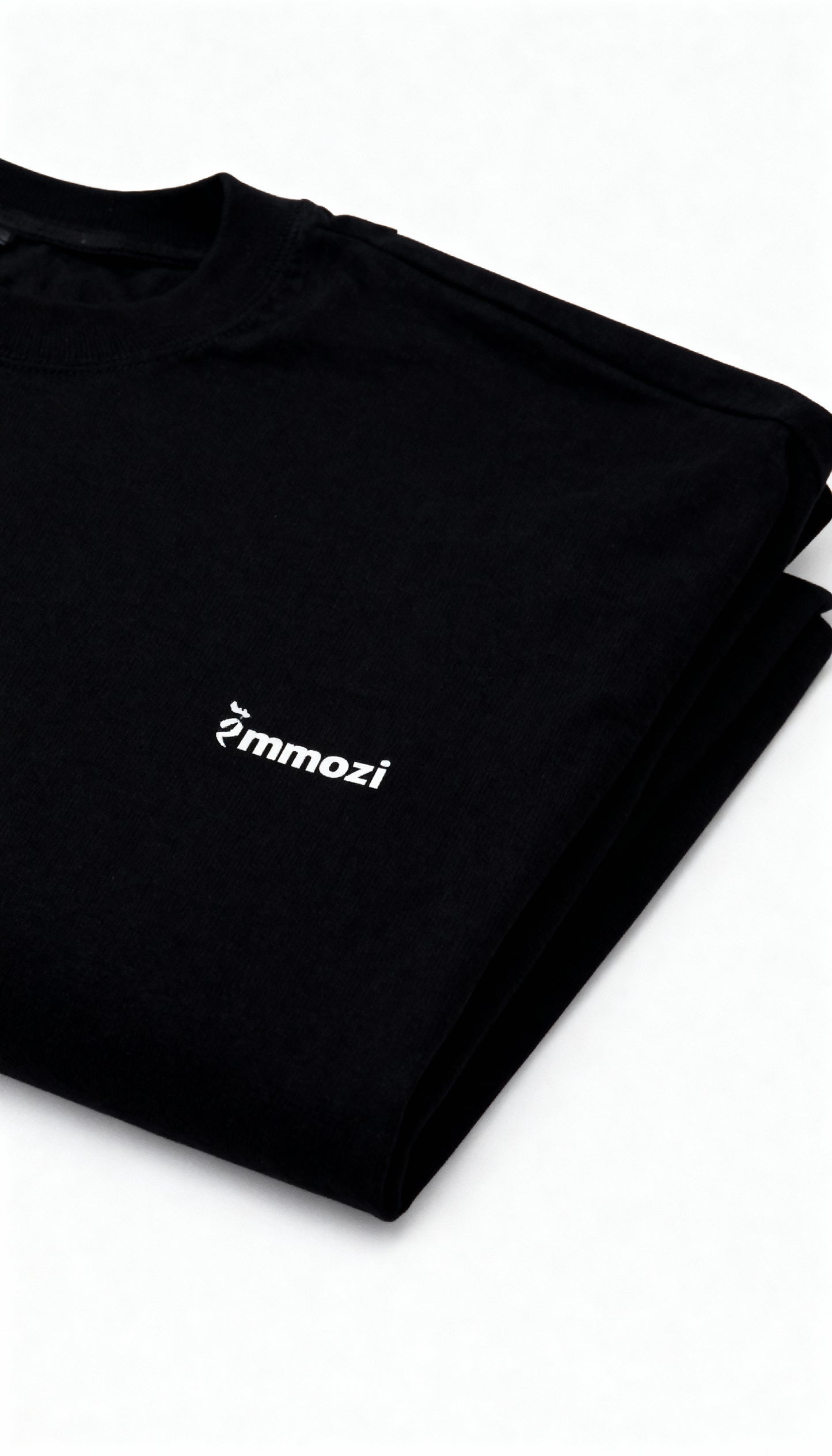 Premium Unisex Oversized Drop Shoulder T-Shirt Black – EMMOZI