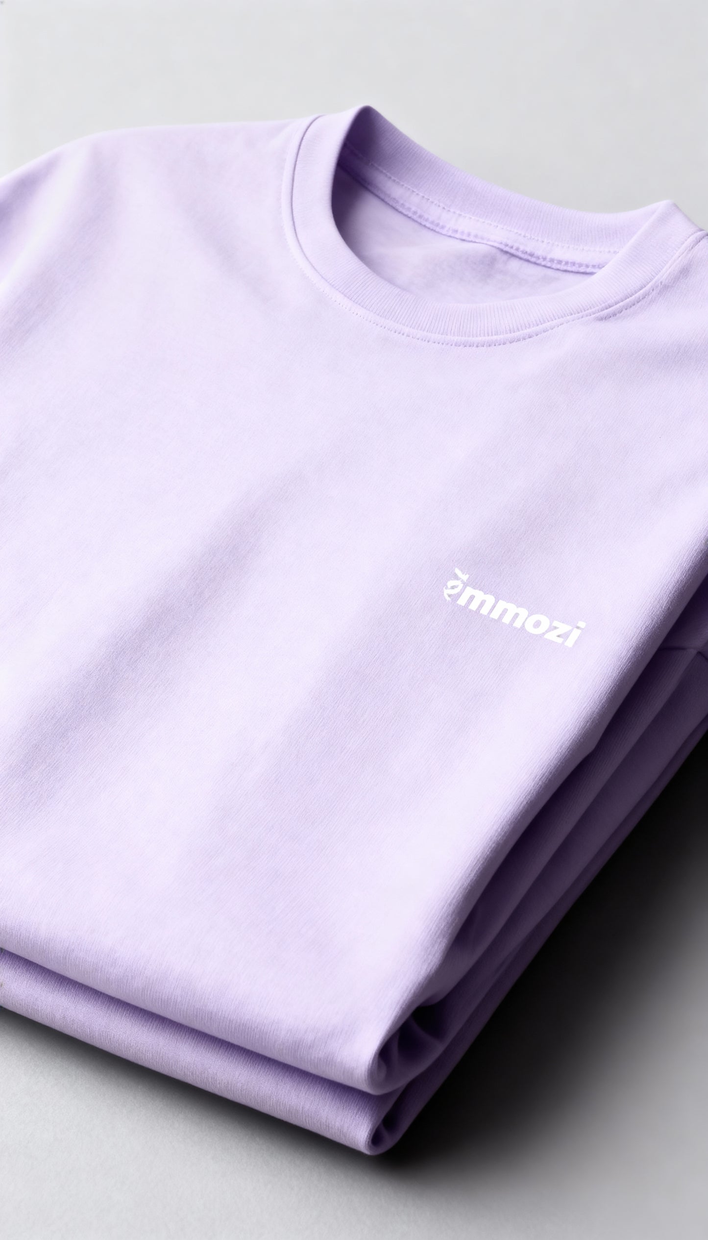 Premium Unisex Oversized Drop Shoulder T-Shirt Lavender – EMMOZI