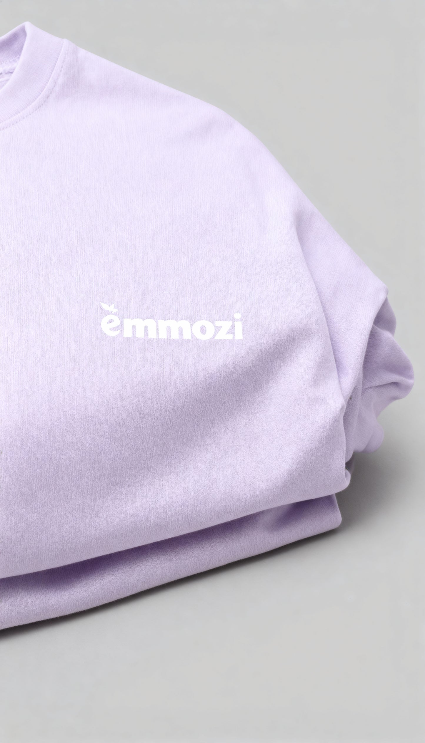 Premium Unisex Oversized Drop Shoulder T-Shirt Lavender – EMMOZI