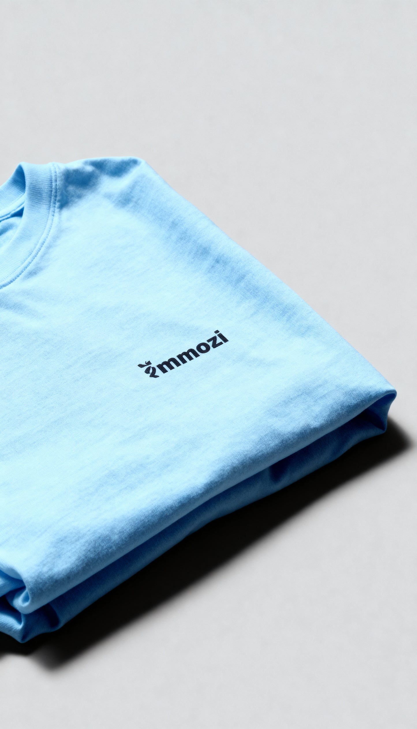 Premium Unisex Oversized Drop Shoulder T-Shirt Baby Blue – EMMOZI