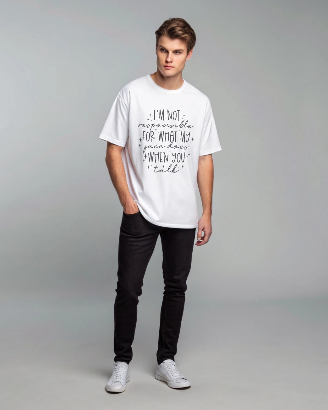 I am not Responsible - Premium Oversized T-Shirt
