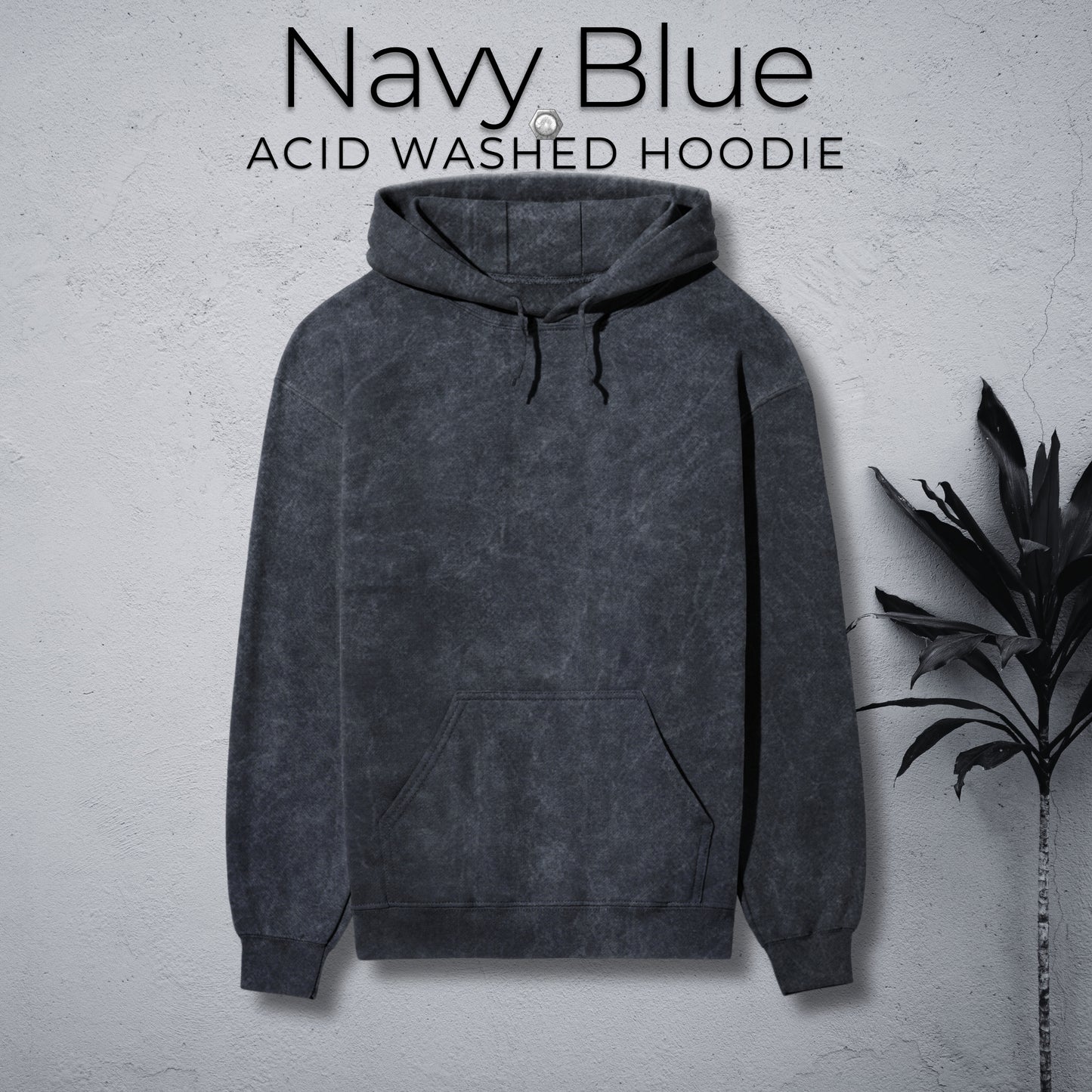 Unisex Acid Washed Hoodie