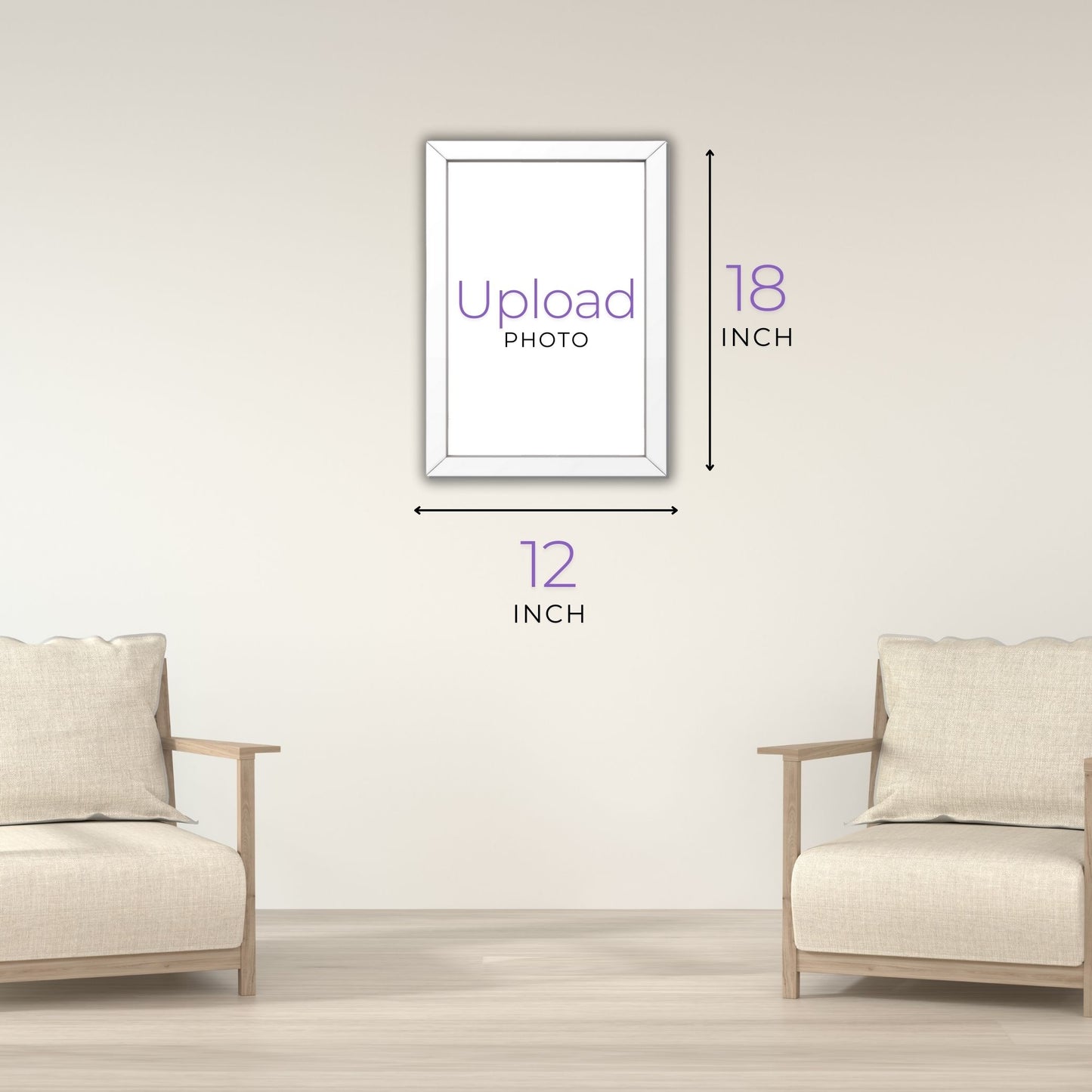 Customised Wooden Photo Frames - 13 Sizes
