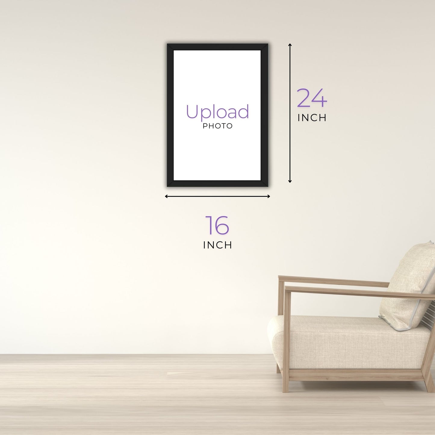 Customised Wooden Photo Frames - 13 Sizes