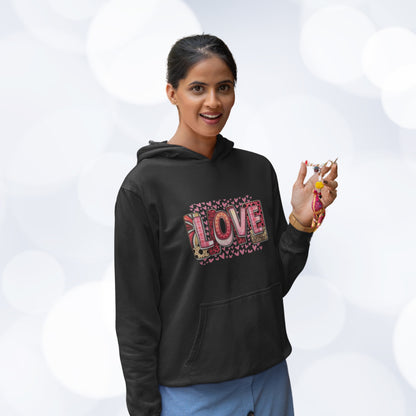 LOVE Premium Regular Fit Hoodie for Her - Black