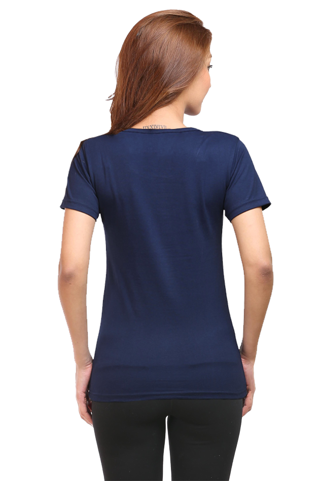 Aesthatic Round Neck Half Sleeve T-Shirt