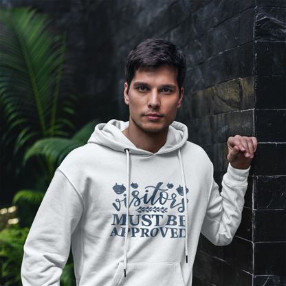 Regular Fit Hoodie by EMMOZI - White
