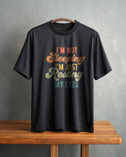 I am Resting My Eyes - Premium Oversized T-Shirt