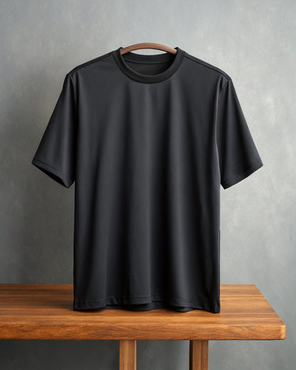 Plain Oversized Tees - Premium Quality Black