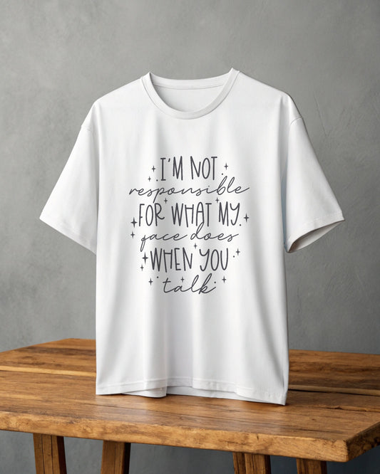 I am not Responsible - Premium Oversized T-Shirt