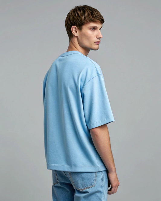 Premium Oversized T-Shirt - Baby Blue