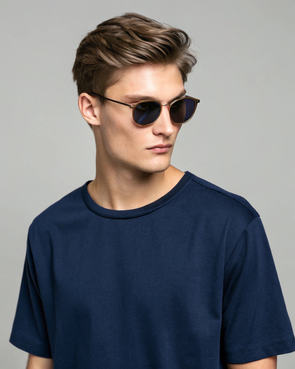 Plain Oversized Tees - Premium Quality Navy Blue