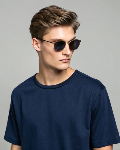 Plain Oversized Tees - Premium Quality Navy Blue