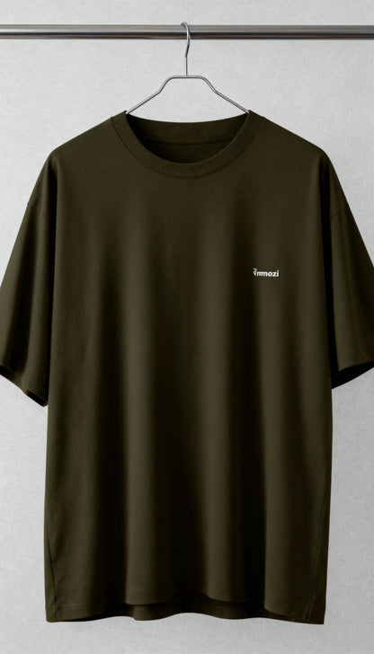 Classic Unisex Oversized T-Shirt Olive Green – EMMOZI