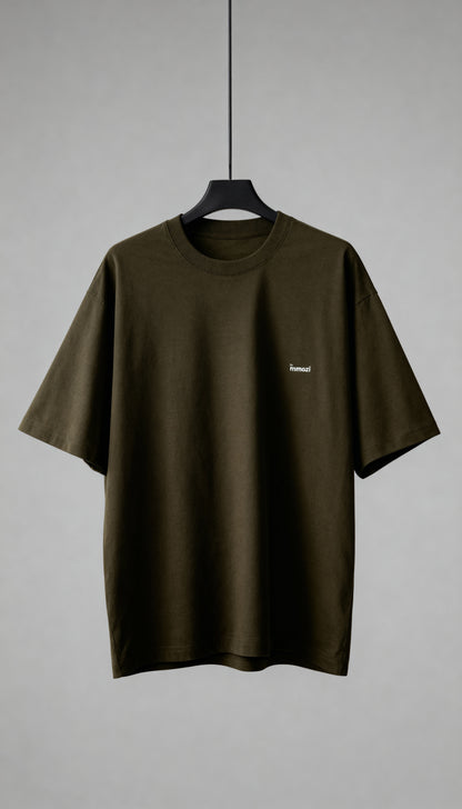 Classic Unisex Oversized T-Shirt Olive Green – EMMOZI