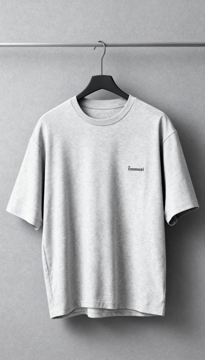 Standard Unisex Oversized  T-Shirt Gray - EMMOZI