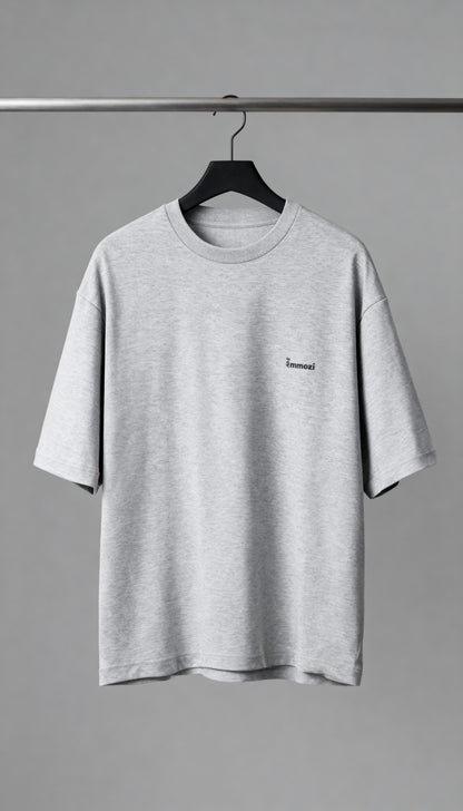 Standard Unisex Oversized  T-Shirt Gray - EMMOZI
