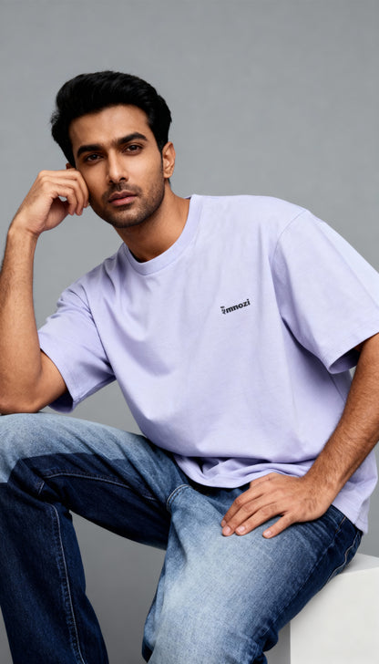 Standard Unisex Oversized T-Shirt Lavender - EMMOZI