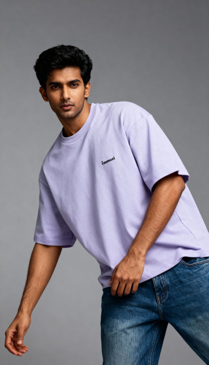 Standard Unisex Oversized T-Shirt Lavender - EMMOZI
