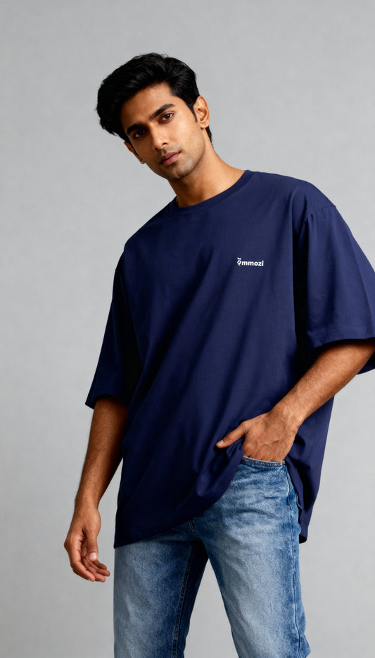 Classic Unisex Oversized T-Shirt Royal Blue – EMMOZI