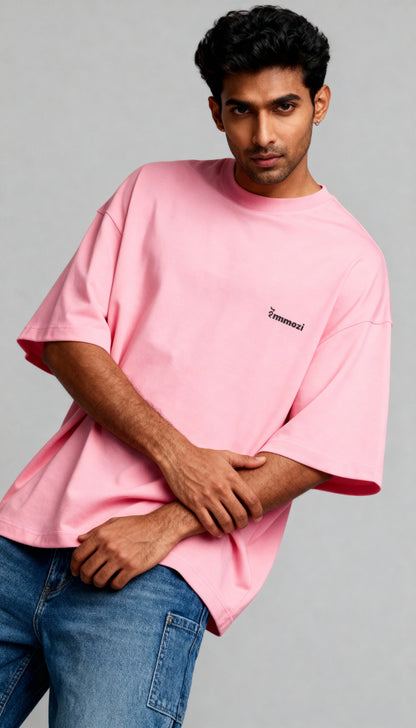 Premium Unisex Oversized Drop Shoulder T-Shirt Flamingo – EMMOZI