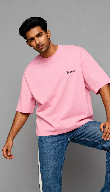 Premium Unisex Oversized Drop Shoulder T-Shirt Flamingo – EMMOZI