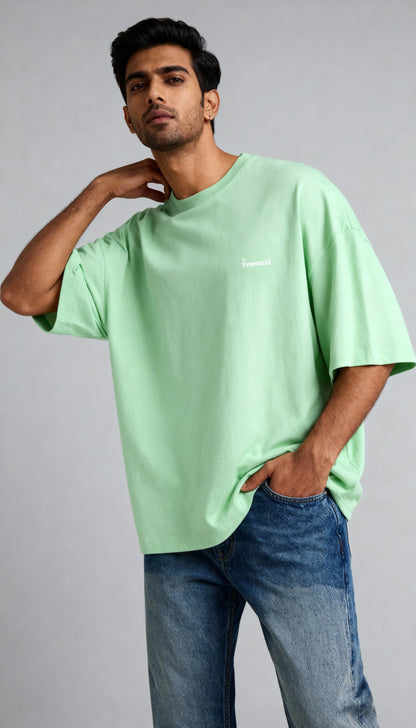 Premium Unisex Oversized Drop Shoulder T-Shirt Jade – EMMOZI