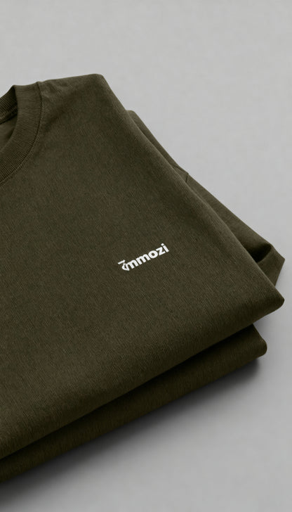 Classic Unisex Oversized T-Shirt Olive Green – EMMOZI
