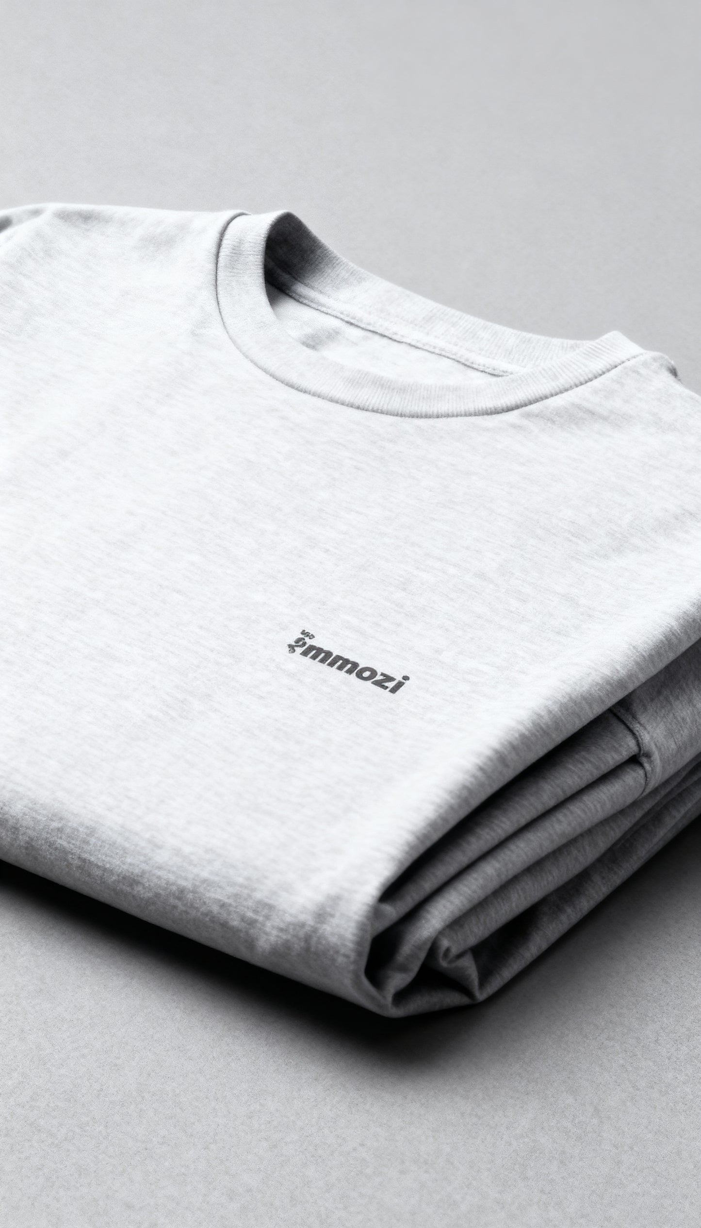 Standard Unisex Oversized  T-Shirt Gray - EMMOZI