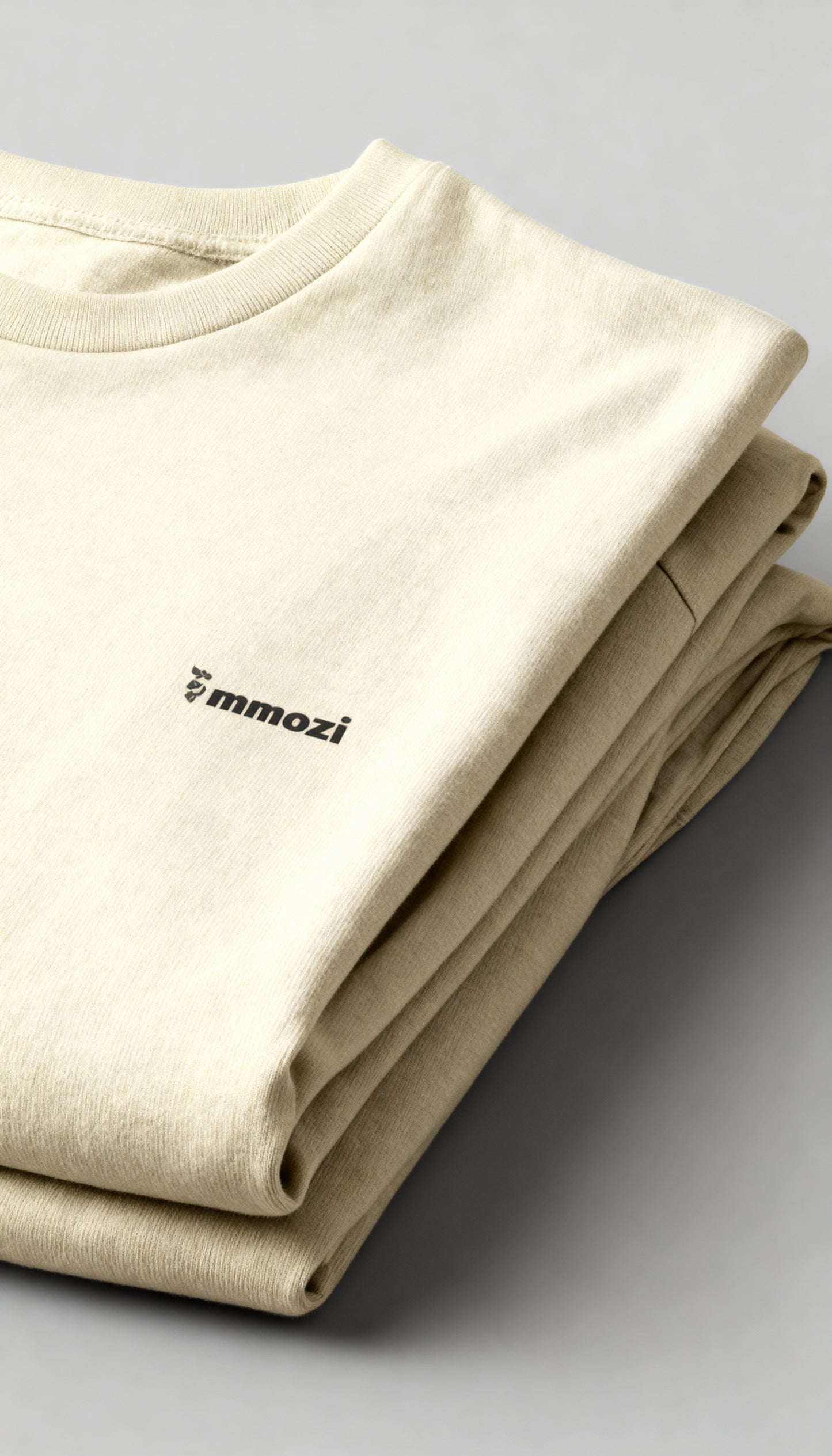 Standard Unisex Oversized T-Shirt Beige - EMMOZI