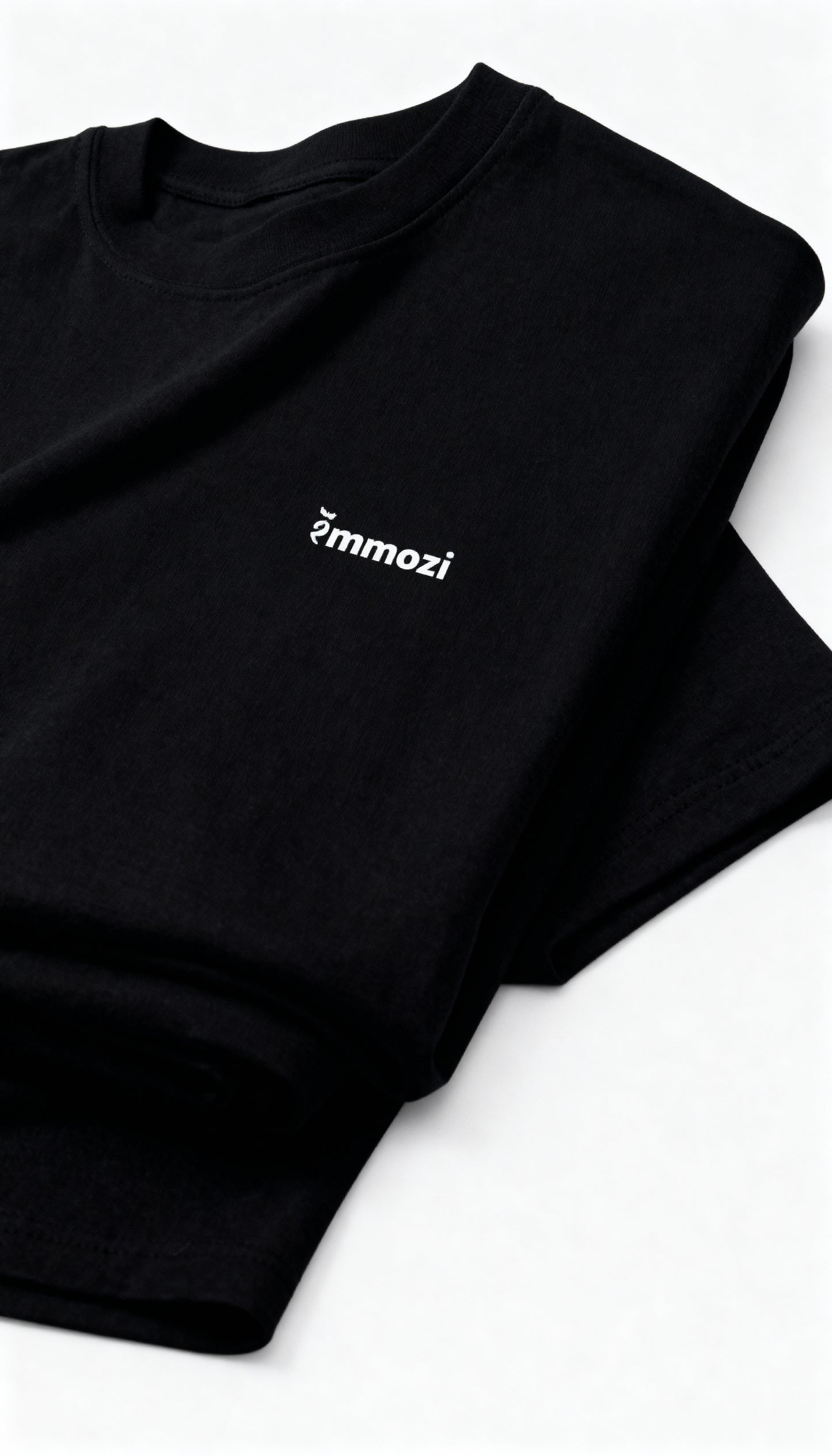 Premium Unisex Oversized Drop Shoulder T-Shirt Black – EMMOZI