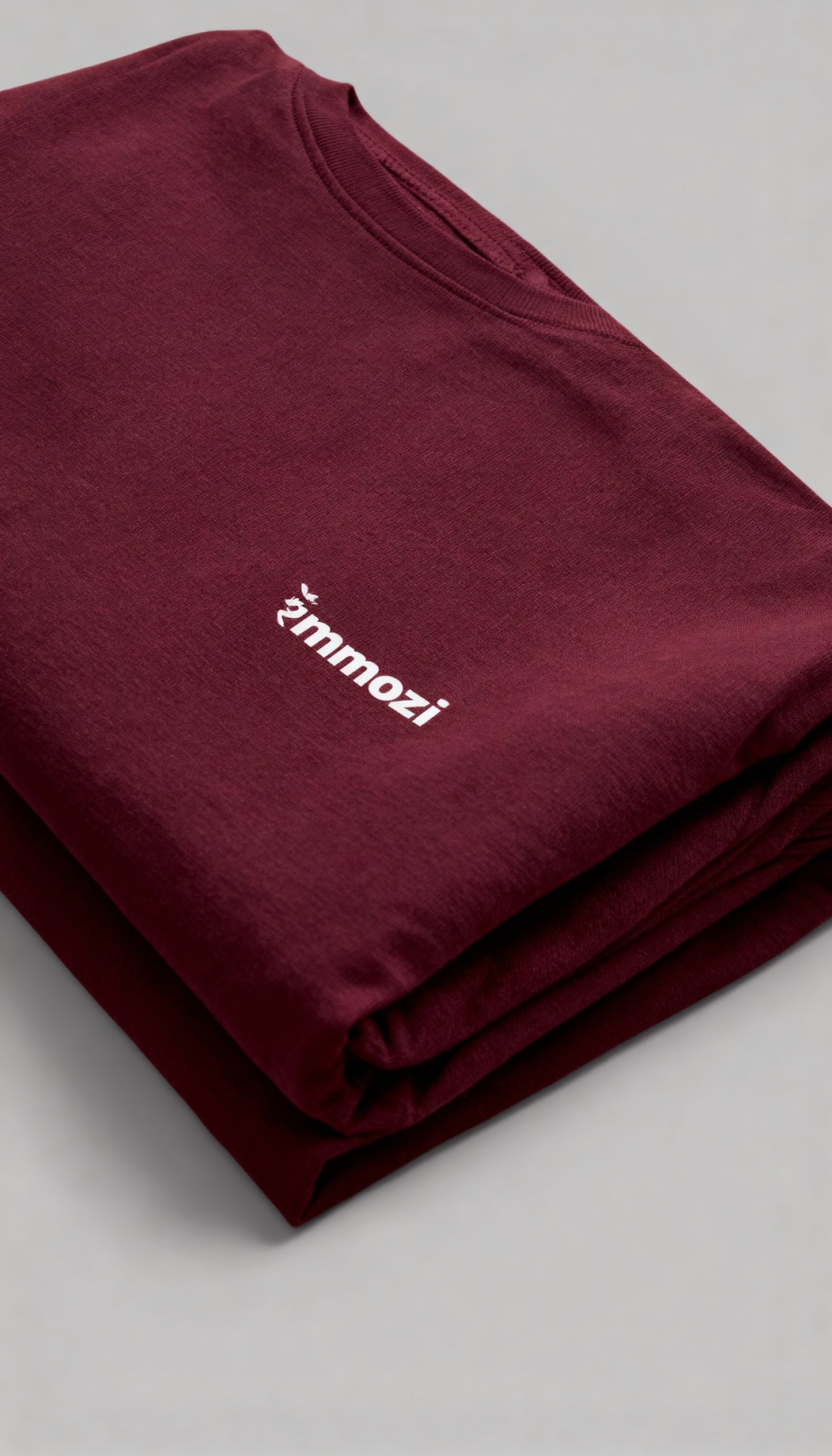 Premium Unisex Oversized Drop Shoulder T-Shirt Maroon – EMMOZI