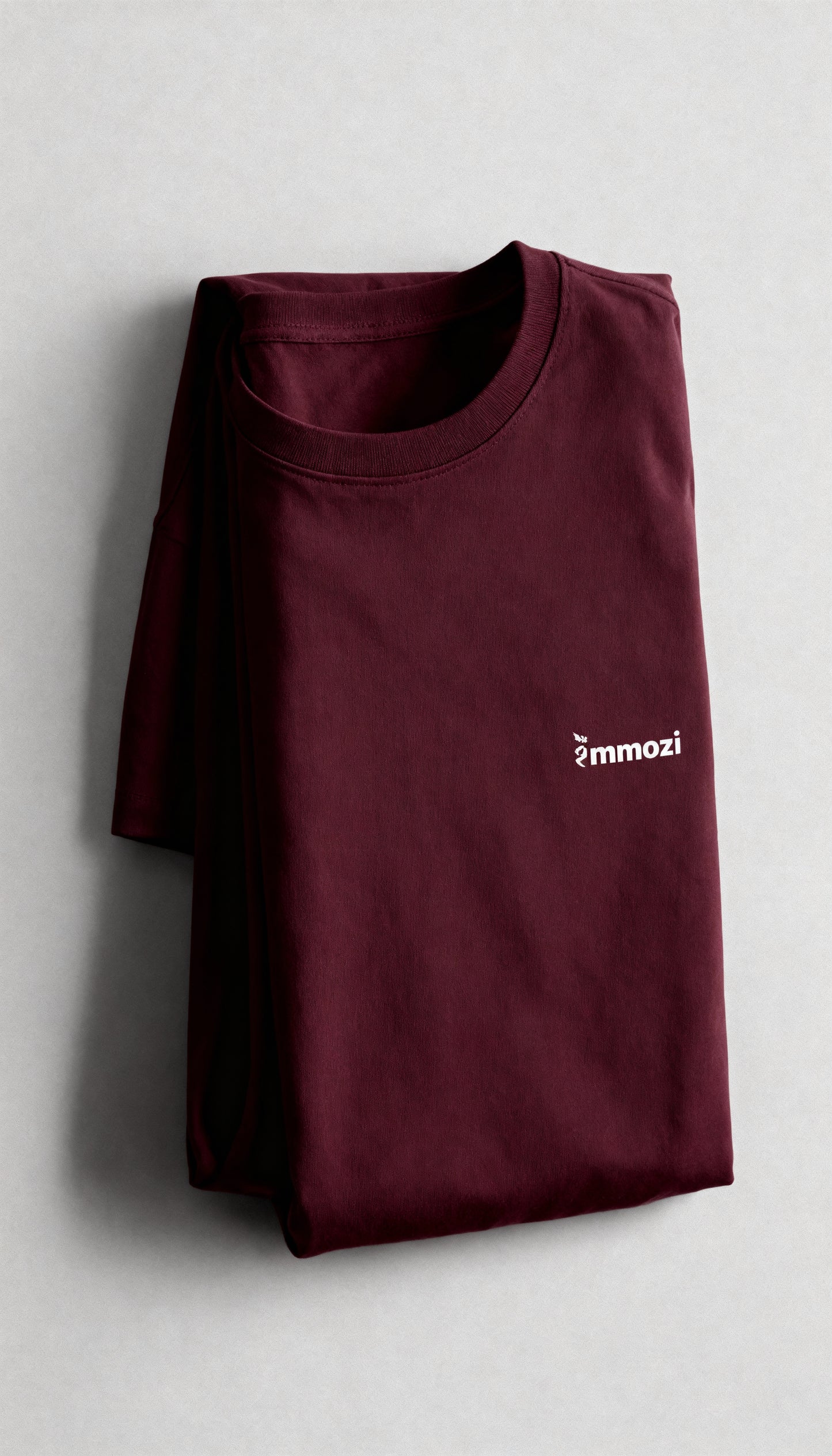 Premium Unisex Oversized Drop Shoulder T-Shirt Maroon – EMMOZI